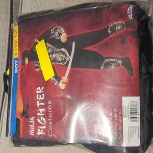 Ninja Fighter Costume for Kids - Black NWT Size 6